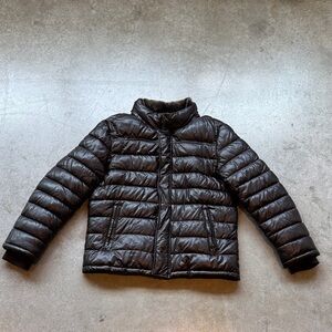 Tommy Hilfiger Dark Brown Fur-Lined Jacket